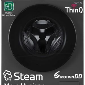 LG 8 Kg, 5 Star, Wi-Fi, Direct Drive Technology, Steam Wash, 6 Motion DD, Fully-Automatic Front Load Washing Machine.